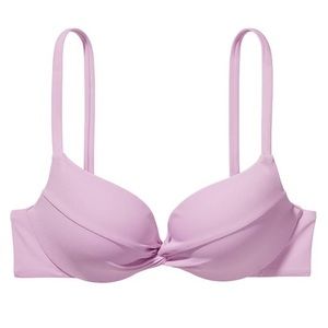 NWT Victoria’s Secret Lavender Sexy Tee Twist Push Up Bikini Top | 40D